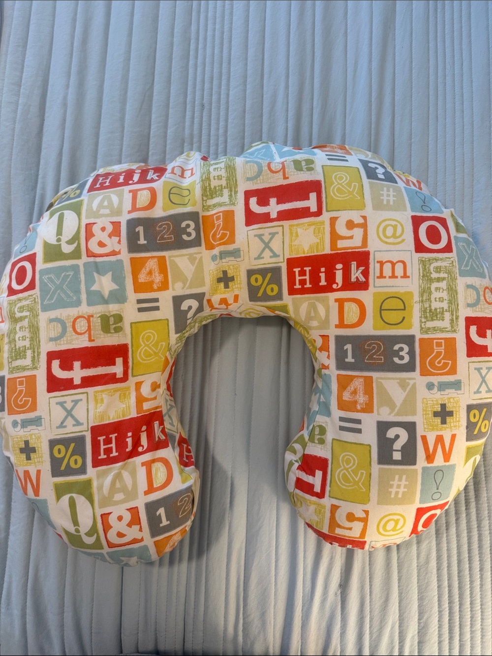 Gently Used Boppy Pillow and Cover